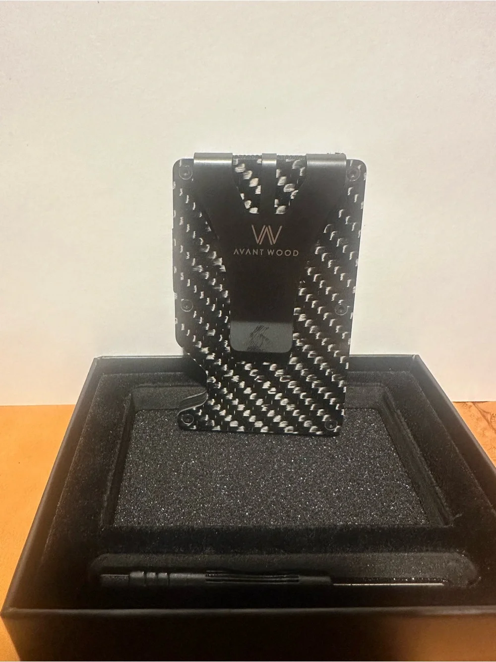 Avant Wood Air Wallet Pro/Black Glossy